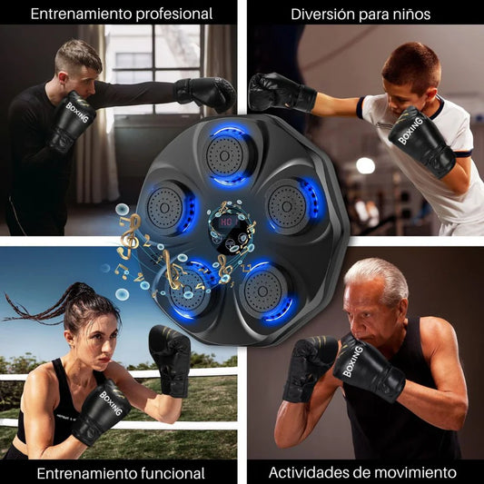 Máquina de Boxeo + Guante Negro