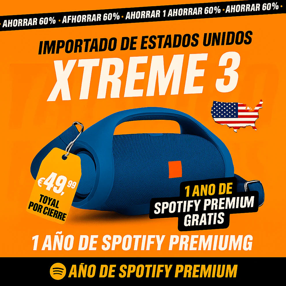 POTENCIA Y SONIDO INCREÍBLE ¡El ALTAVOZ XTREME 3 XL HA LLEGADO